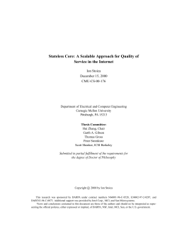 Stateless Core - People @ EECS at UC Berkeley