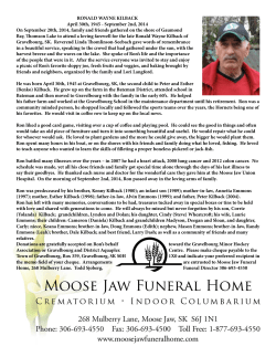 RONALD WAYNE KILBACK April 30th, 1945