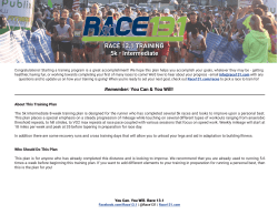 5k Training Plan and Schedule - Intermediate | 8 Weeks