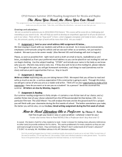 How to Read Literature like a Professor by Thomas C. Foster