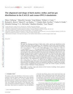 The alignment and shape of dark matter, stellar, and hot gas