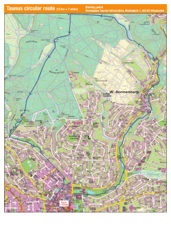 Hiking - Taunus circular route (12 km = 7 miles)