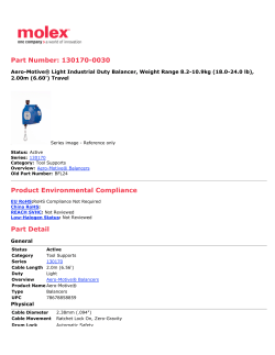 Molex Connector Part Number - 130170-0030