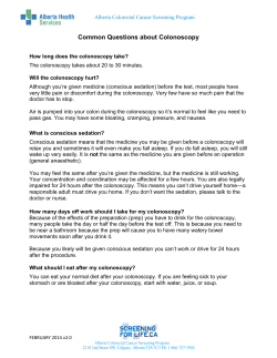 Common Questions about Colonoscopy