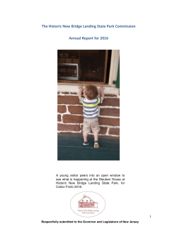 HNBLPC Annual Report - Bergen County Historical Society