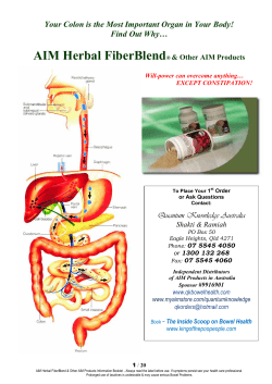 Quantum Knowledge Australia Your Colon is the Most Important