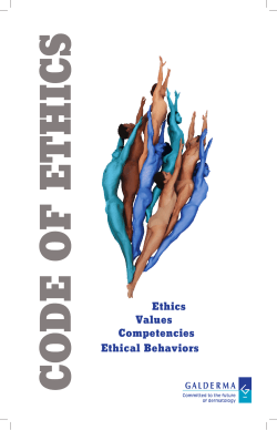 ethics Values Competencies ethical Behaviors
