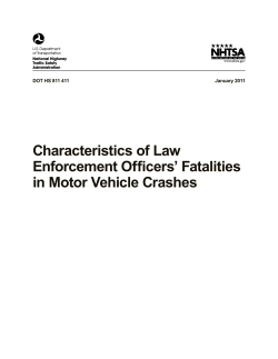 Characteristics of Law Enforcement Officers` Fatalities in
