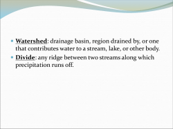 Lesson 1.2 and Chartiers Creek Watershed