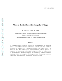 Golden-Ratio-Based Rectangular Tilings
