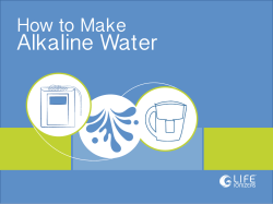 How to Make Alkaline Water
