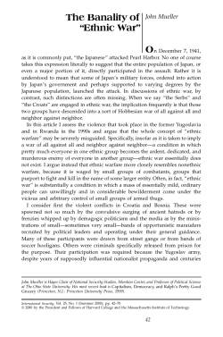 Public Opinion as a Constraint on U.S. Foreign Policy