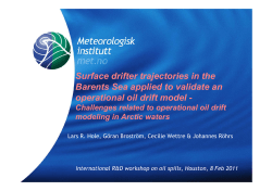 Lars Hole, The Norwegian Meteorogical Insititue 1 (PDF