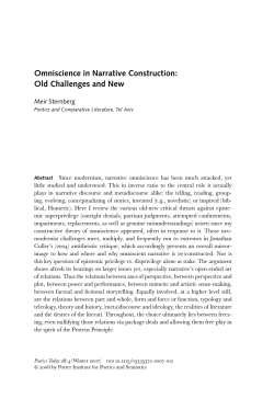 Omniscience in Narrative Construction: Old