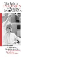 On the Role of Phonics in Reading Instruction