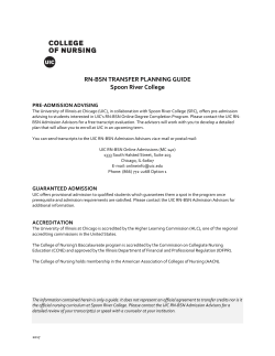 Spoon River College - RN to BSN Online Degree Completion Program