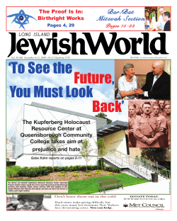 New Holocaust Resource Center provides an in
