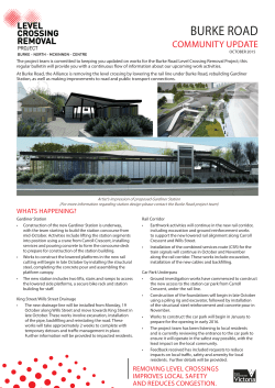 burke road - Level Crossing Removal Authority