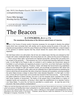 The Beacon - Scio Baptist Church