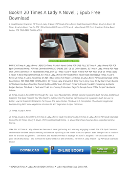 20 Times A Lady A NovelFree Epub, Online Pdf.
