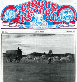 Circus Report, July 7, 1980, Vol. 9, No. 27