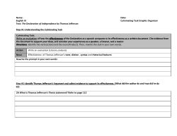 Name: Date: English III Culminating Task Graphic Organizer Text