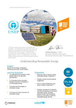 Understanding Renewable Energy