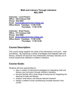 Course Description: Course Goals - Register Your Personal Web Page