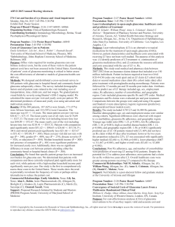 Cost and burden of eye disease and visual impairment