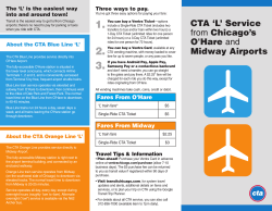 CTA `L` Service from Chicago`s O`Hare and Midway Airports