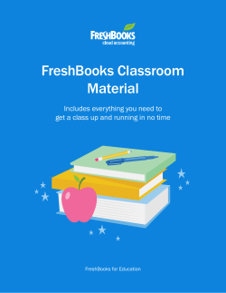 FreshBooks Classroom Material