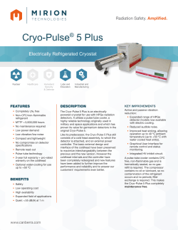 Cryo-Pulse 5 Plus - CANBERRA Industries