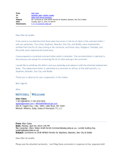 Updated A Gates Draft Comments