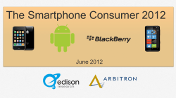 The Smartphone Consumer 2012
