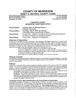 Countywide Office - Muskegon County, Michigan