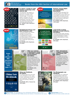 Books Catalog - American Bar Association