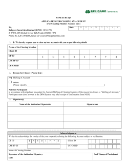 CM account closure form