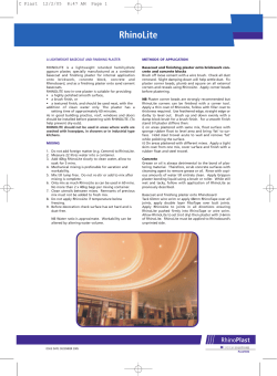 RhinoLite - Specifile