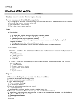 Diseases of the Vagina - Obstetrics n Gynaecology MADE EASY