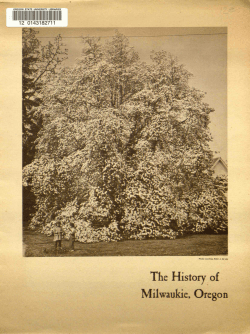 History of Milwaukie, Oregon