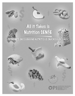 Nutrition Sense - Copper Point Schools
