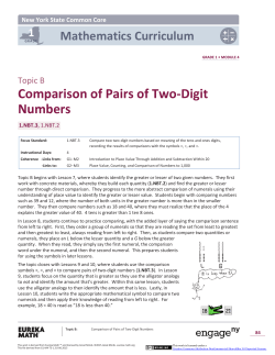 Grade 1 Mathematics Module 4, Topic B