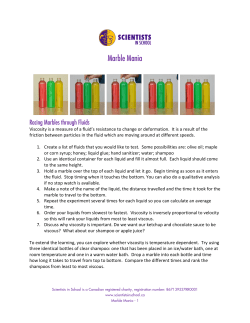 Marble Mania - Scientists in School