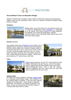 Ancient Market Towns and Beautiful Villages