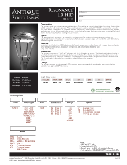 ASL Resonance 1.0 HID TLRC10.indd