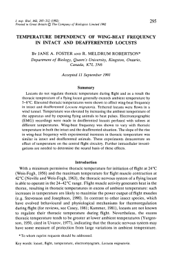 TEMPERATURE DEPENDENCY OF WING