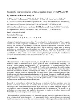 The very first step for the production of a monocrystalline silicon is