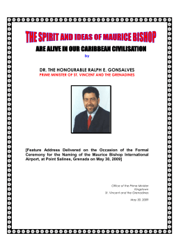 the spirit and ideas of maurice bishop are alive in our caribbean
