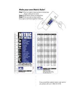 Make your own Metric Ruler!