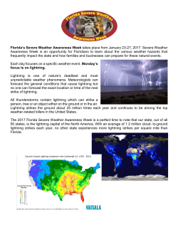 Lightning - FloridaDisaster.org